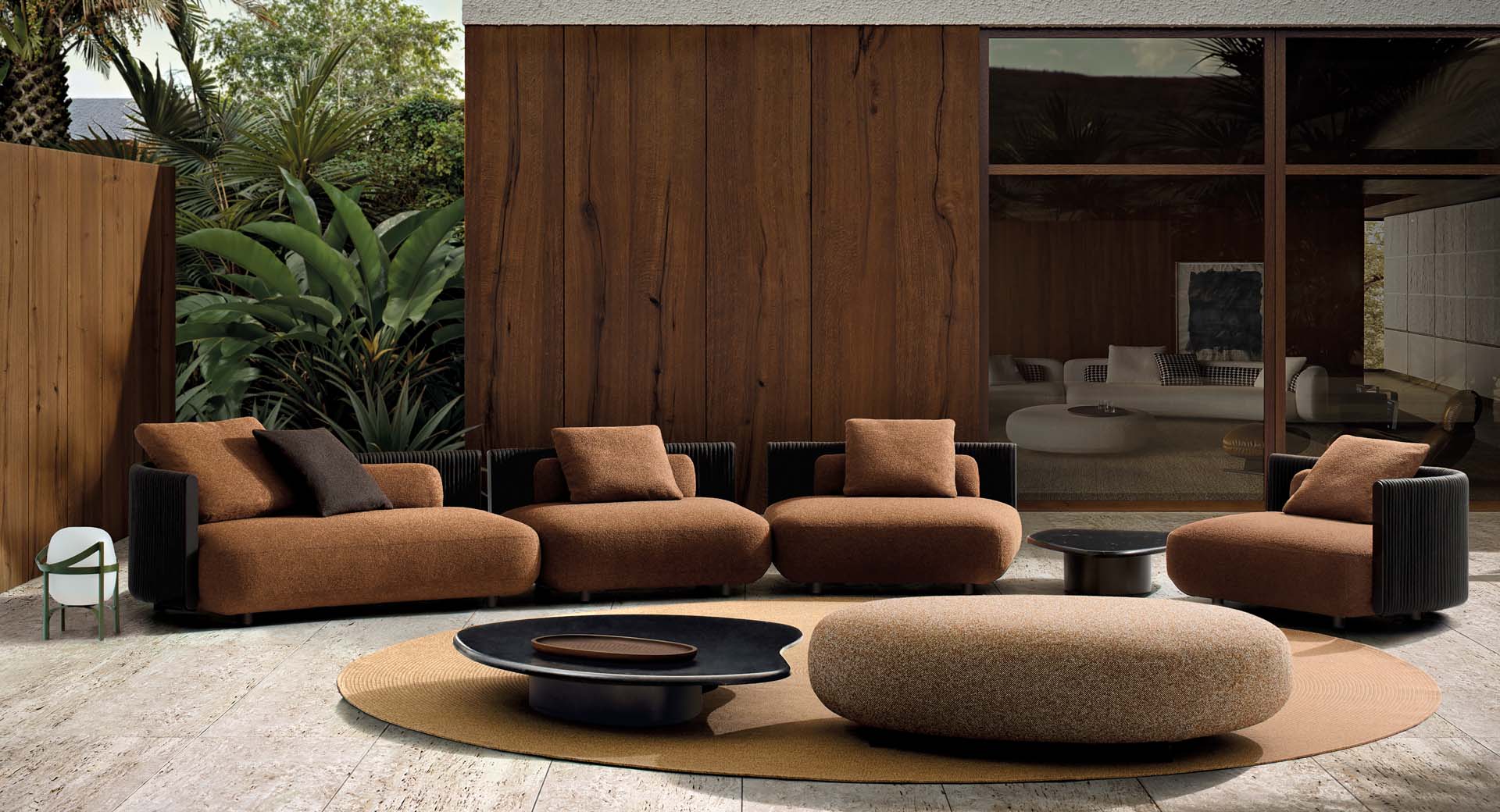 Minotti Bézier "Cord" Outdoor seating system