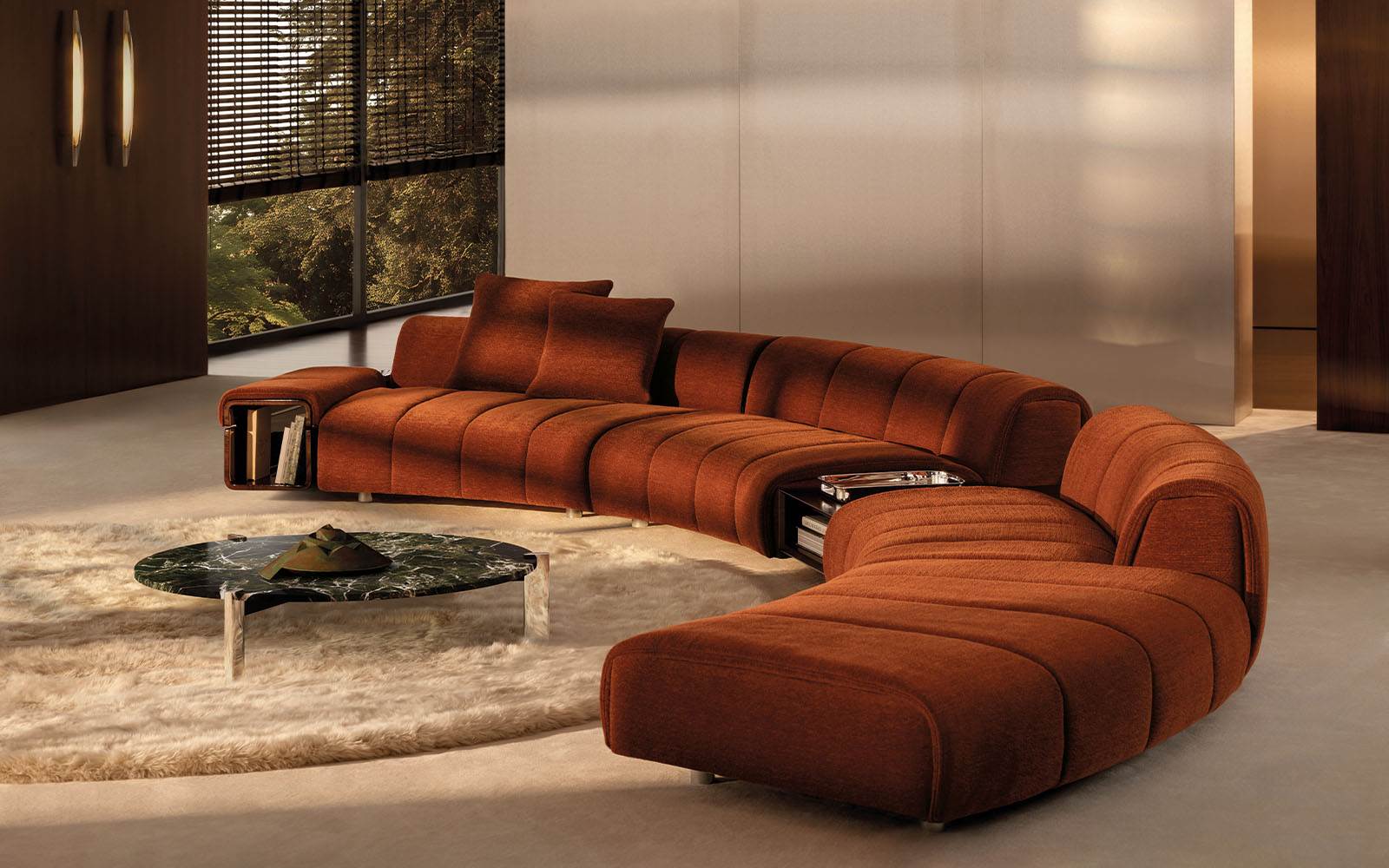Minotti Ruffle modular sofa system - Image 4
